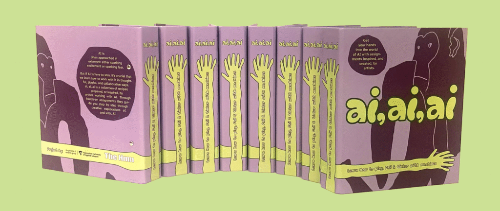 a stack of AIAIAIA books